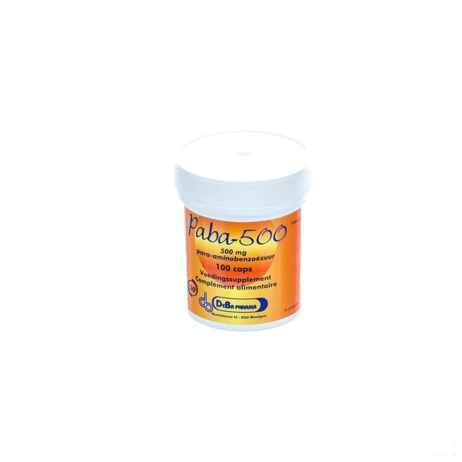 Paba Capsules 100x500mg Deba