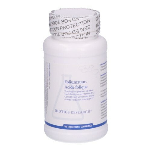 Foliumzuur 800mcg Biotics Tabletten 180