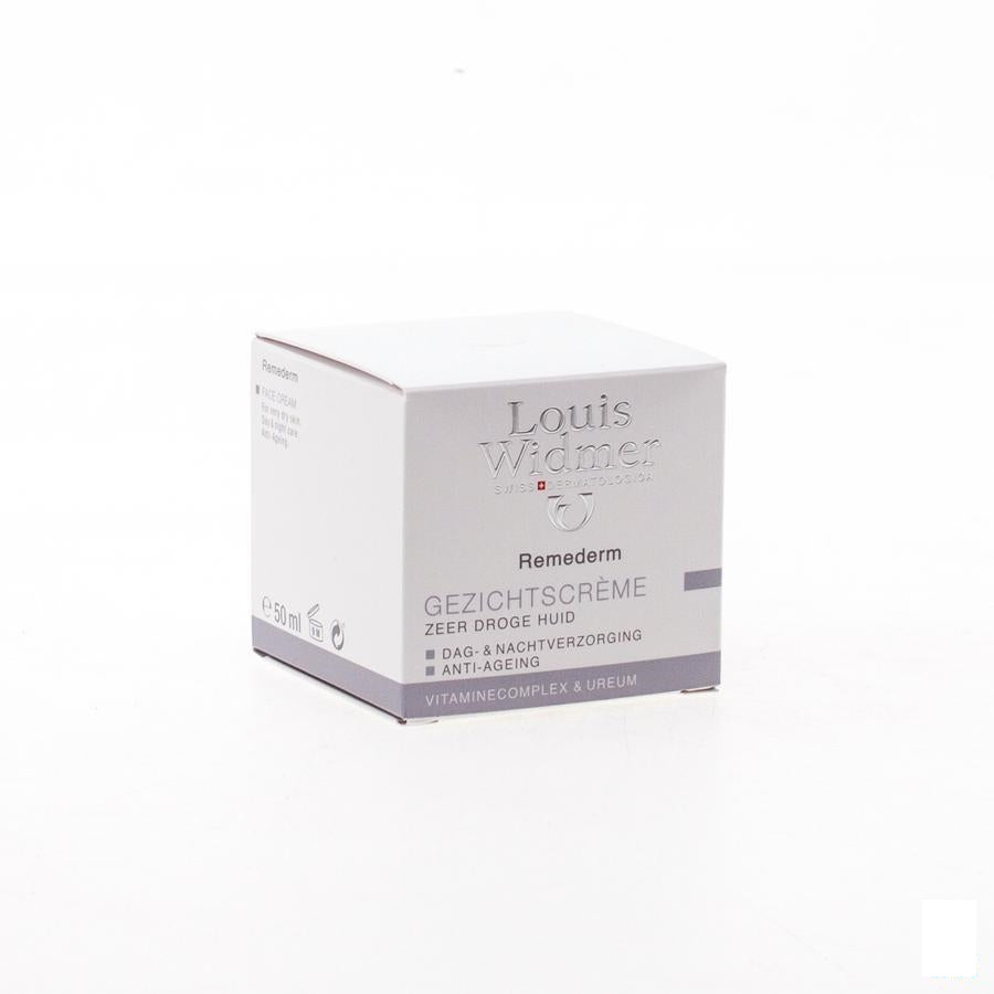 Louis Widmer Remederm Gezichtscreme Met Parfum 50 Ml