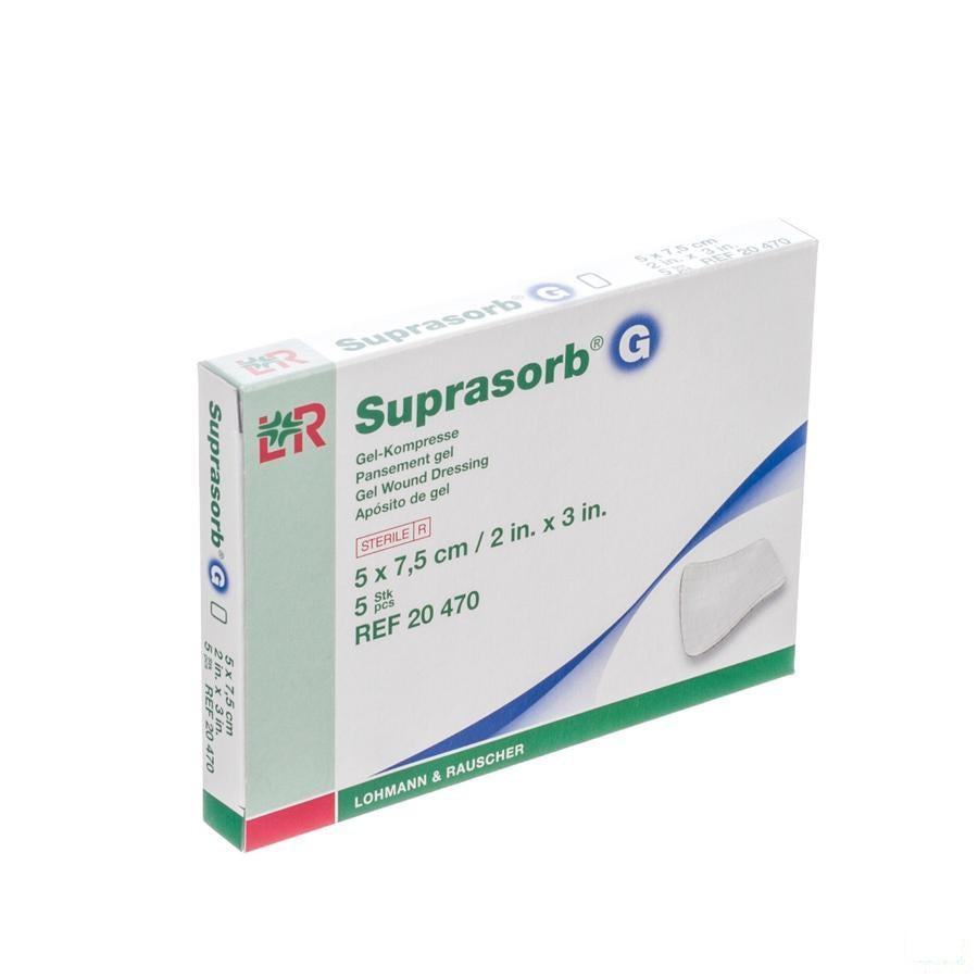 Suprasorb G Gel Kp Steriel 5x7,5cm 5 20470