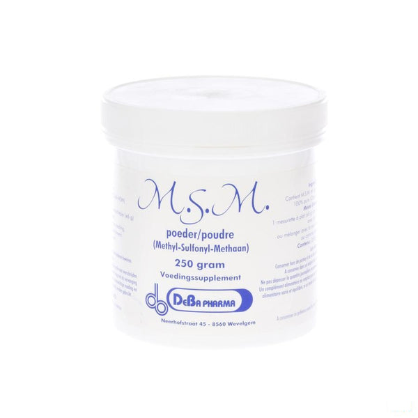 Msm Pdr Soluble/ Oplosb 250g Deba - Deba Pharma - InstaCosmetic