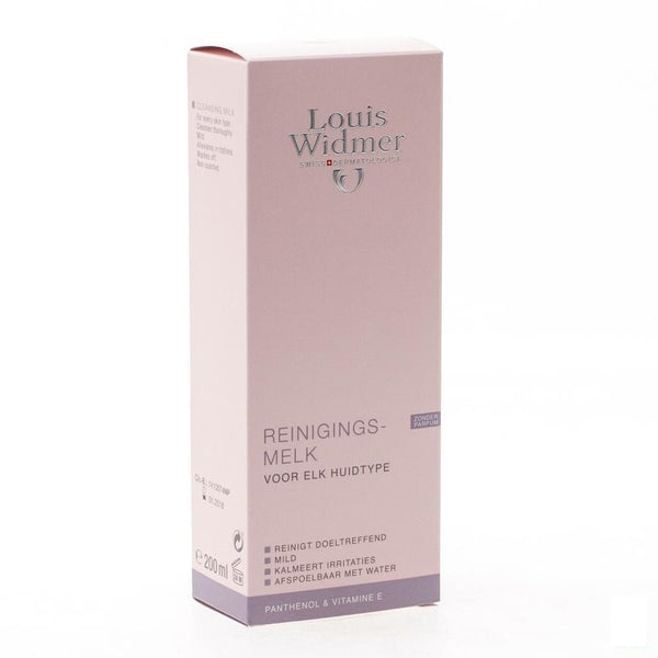 Louis Widmer Reinigingsmelk Zonder Parfum Reinigingsmelk 200 ml - Louis Widmer - InstaCosmetic