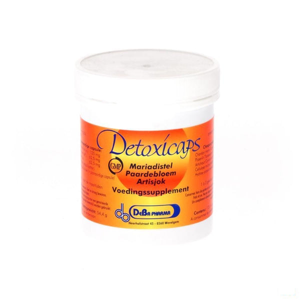 Detoxicaps V-caps 120 Deba - Deba Pharma - InstaCosmetic