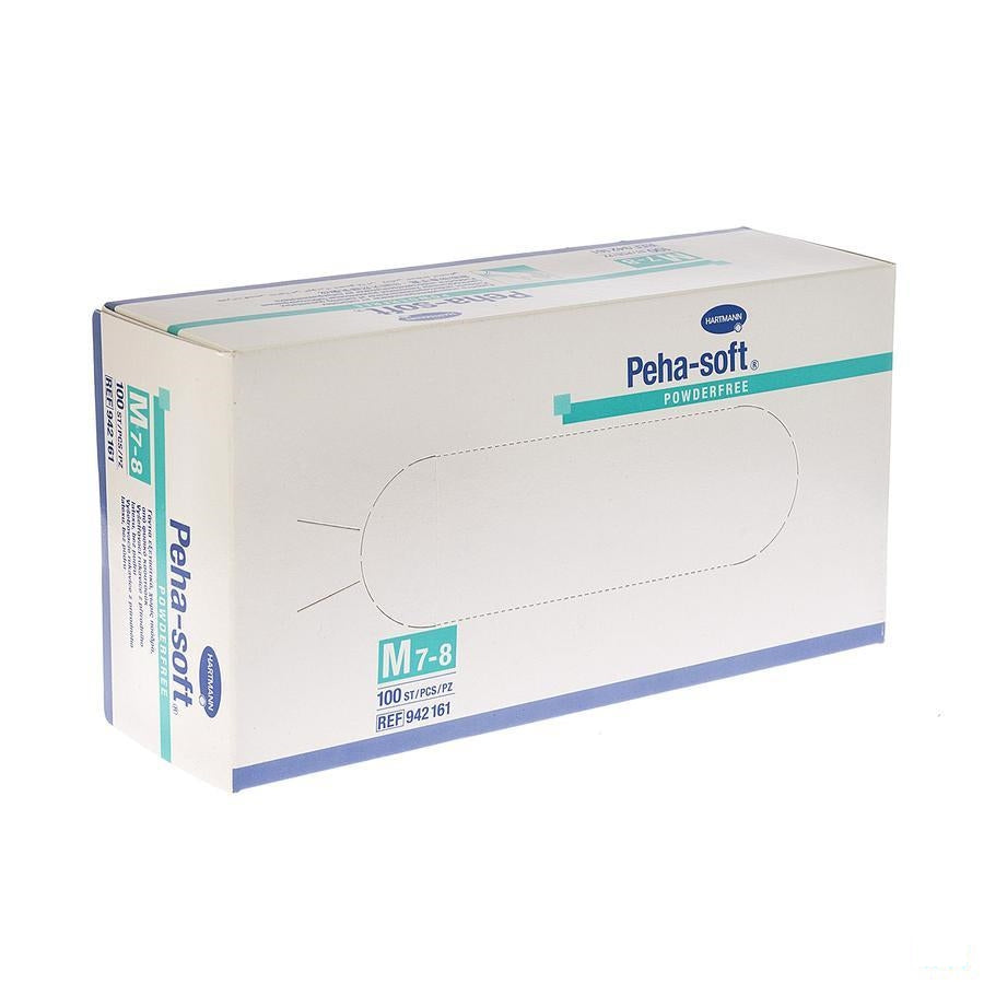 Peha Soft Handschoen Latex N/st -pdr M 100 9421615