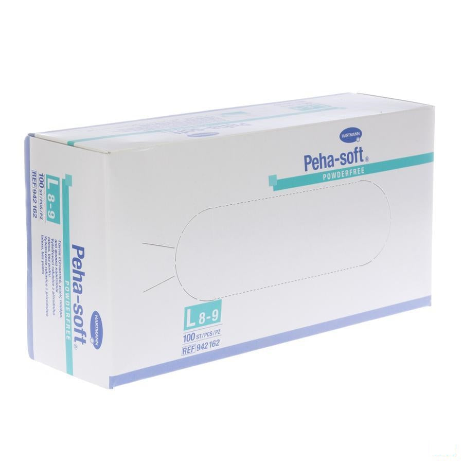 Peha Soft Handschoen Latex N/st -pdr L 100 9421625