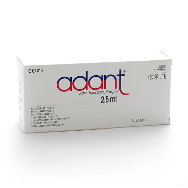 Adant Opl 1% Inj Intra Articul. 3 X 2,5ml - Tramedico - InstaCosmetic