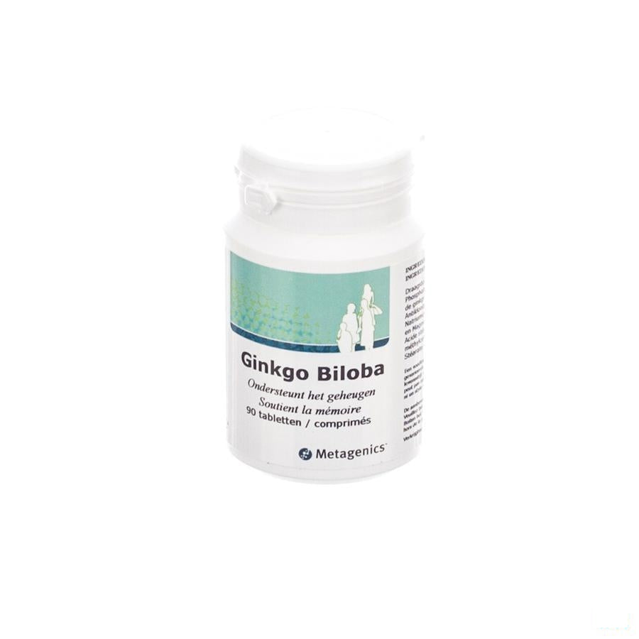 Ginkgo Biloba Tabl 90x60mg 1647 Metagenics