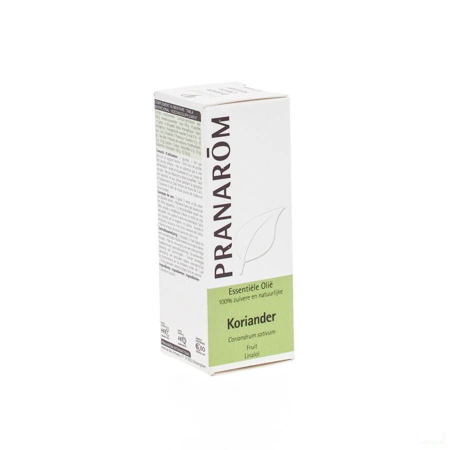 Koriandervrucht Ess Olie 10ml Pranarom