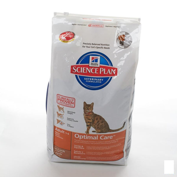 Hills Sc.plan Feline Adult Lamb 10kg 5144m - Hill's Pet Nutrition - InstaCosmetic