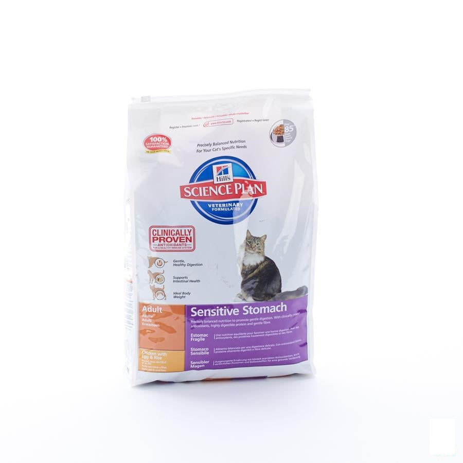 Hills Sc.plan Feline Sensit.stomach Ad 5kg 8906m
