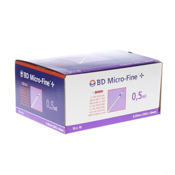Bd Microfine+ Ins.sp Demi 0,3ml 30g 8mm 10 324826 - Bd - InstaCosmetic