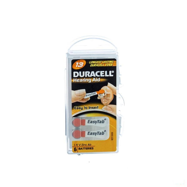 Duracell Easytab Hoorbatterij Da13 6 Oranje - Procter & Gamble - InstaCosmetic