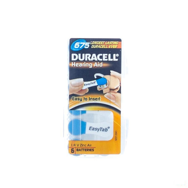 Duracell Easytab Hoorbatterij Da675 6 Blauw - Procter & Gamble - InstaCosmetic