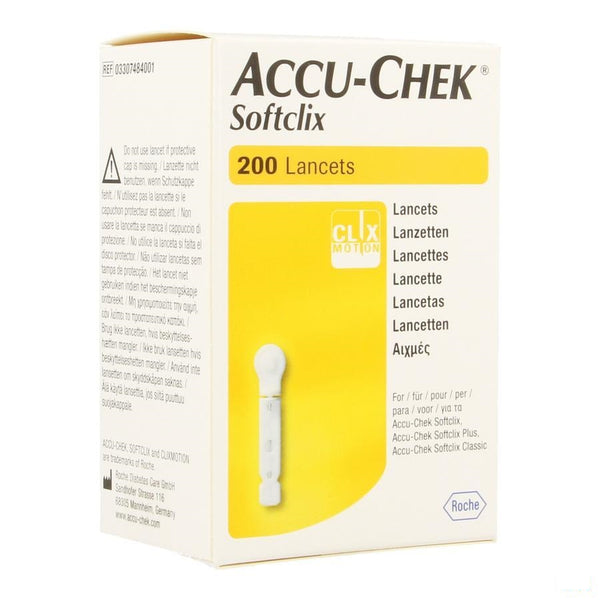 Accu Chek Softclix Lancet 200 3307484001 - Roche - InstaCosmetic