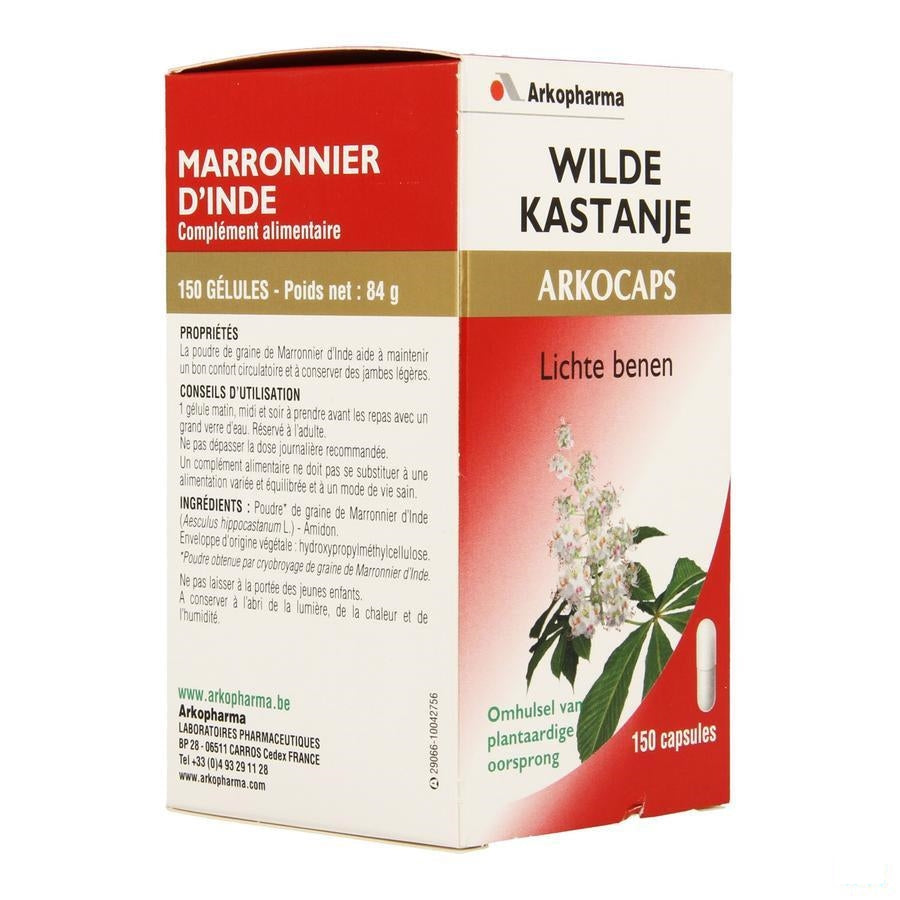 Arkocaps Wilde Kastanje 150x275mg Nf