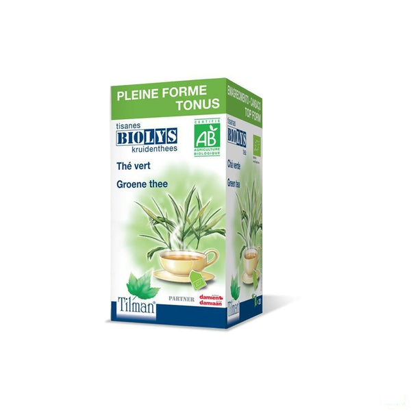 Biolys Groene Thee Bio Tea-bags 20 - Tilman - InstaCosmetic