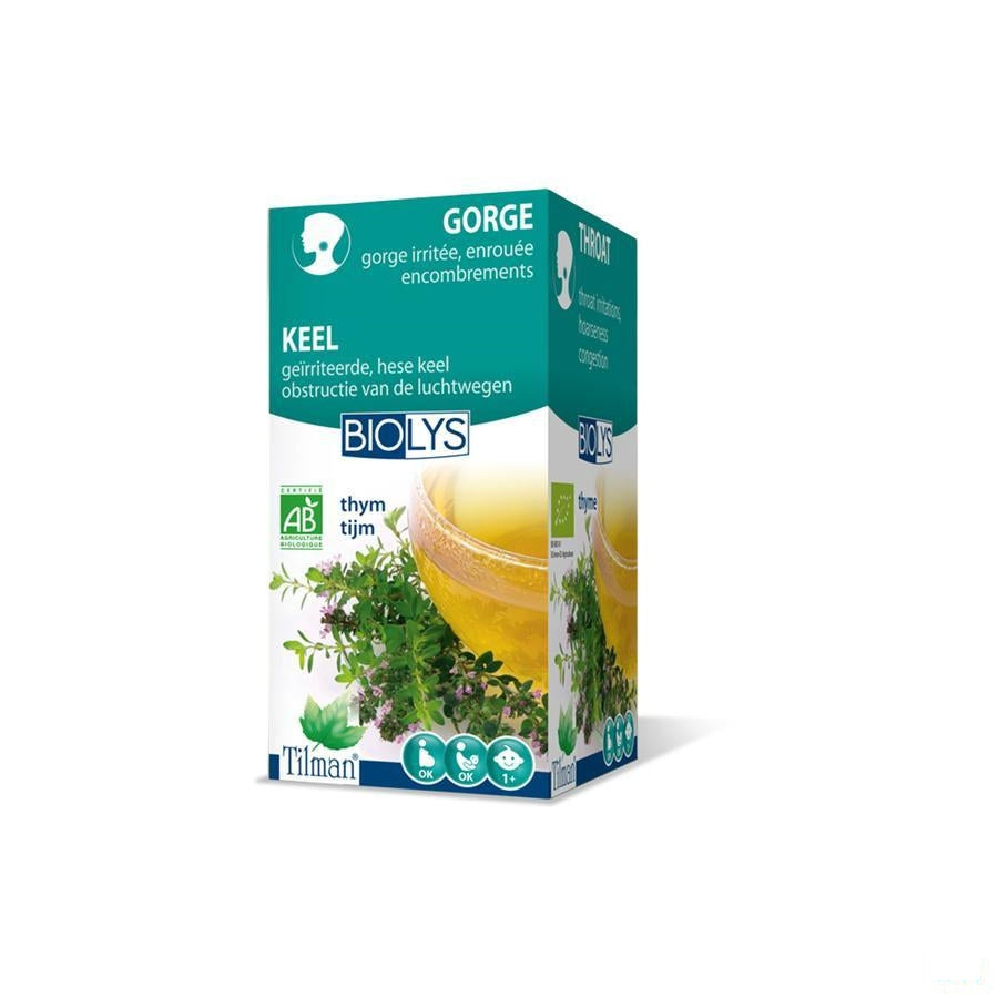 Biolys Tijm Bio Tea-bags 20