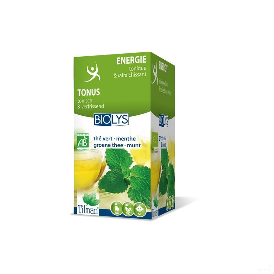 Biolys Groene Thee-munt Bio Tea-bags 20