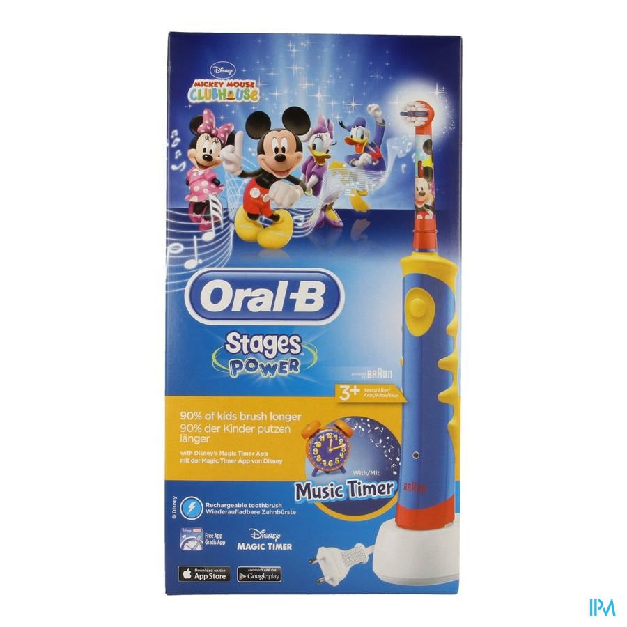 Oral B Plak Control D10511 Mickey Blue