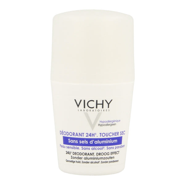 Vichy Deo Zonder Aluminiumzouten Roller 24u 2x50ml - Vichy - InstaCosmetic