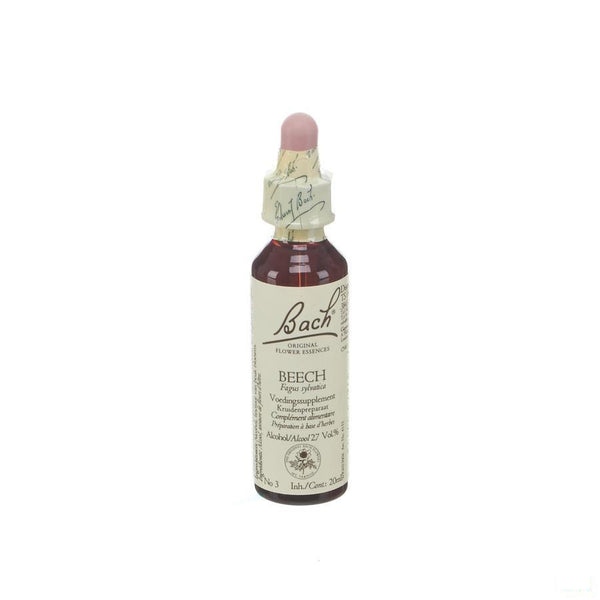 Bach Flower Remedie 03 Beech 20 Ml - Bach - InstaCosmetic