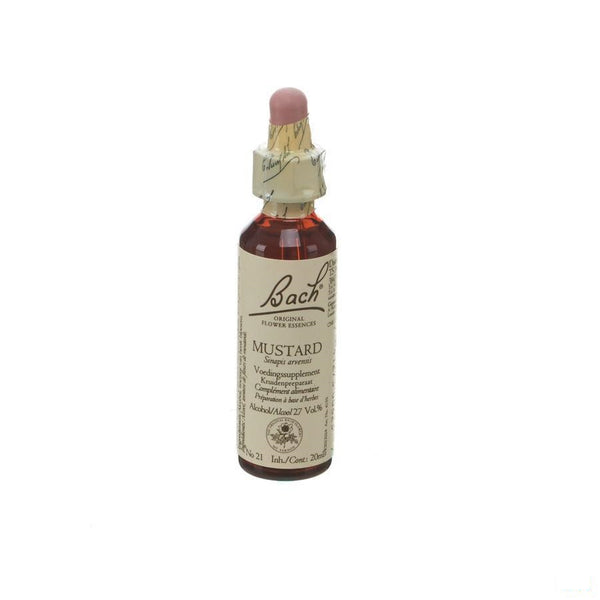 Bach Flower Remedie 21 Mustard 20ml - Bach - InstaCosmetic