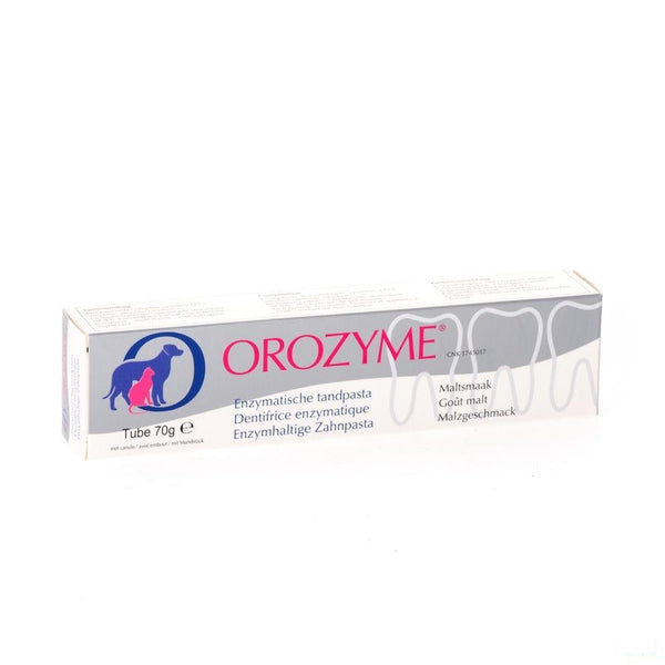 Orozyme Canine Tandp Enzymatisch Hond Tube 70g - Ecuphar Nv/sa - InstaCosmetic