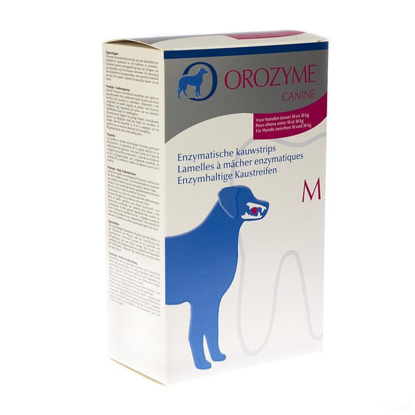 Orozyme Canine M Kauwstrip Enzym.hond 10-30kg 141g - Ecuphar Nv/sa - InstaCosmetic