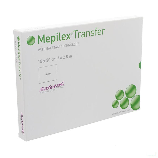 Mepilex Transfer Verb Sil Ster 15x20cm 5 294800 - Molnlycke - InstaCosmetic