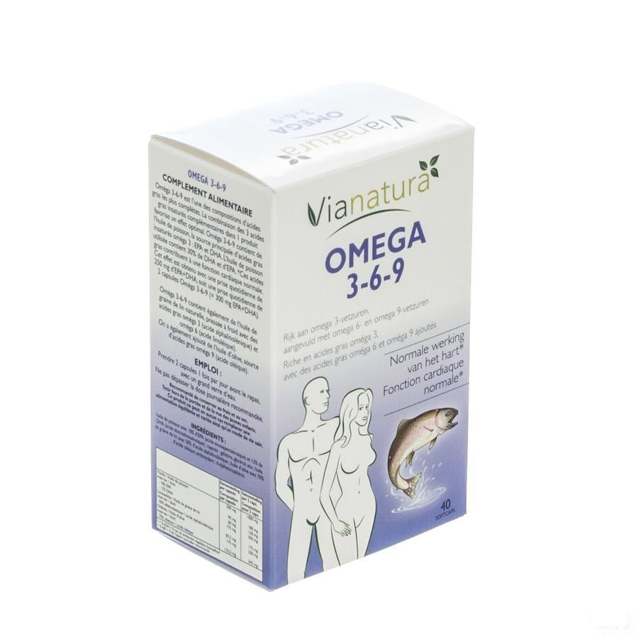 Via Natura Omega 3-6-9 Softcaps 40