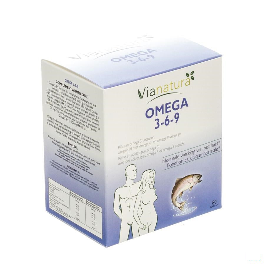 Via Natura Omega 3-6-9 Softcaps 80