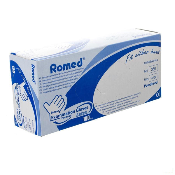 Handschoen Latex Onderzoek Large 100 Pontos - Pontos - InstaCosmetic