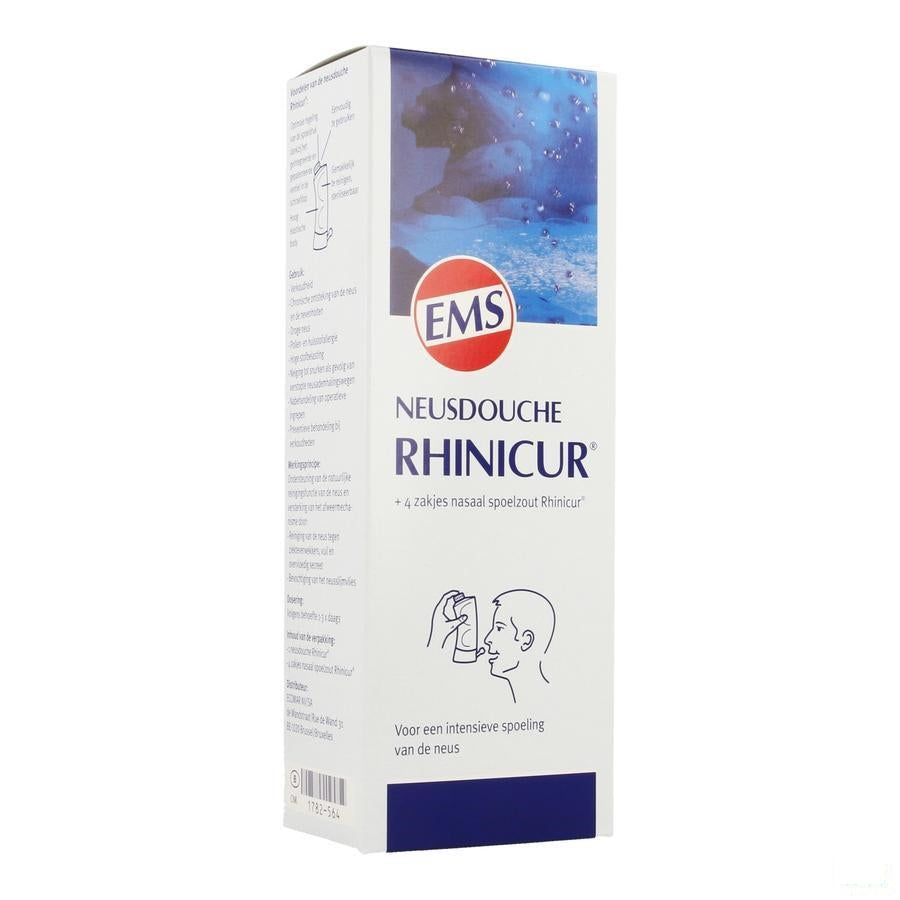 Rhinicur Douche Nasale + 4 Zakjes Spoelzout