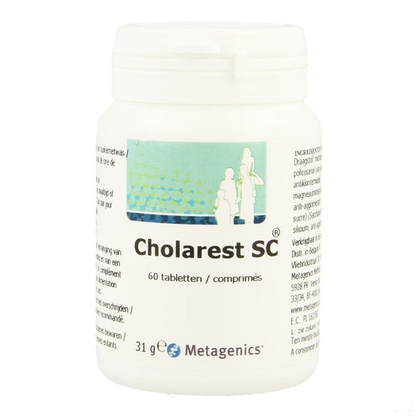 Cholarest Sc Tabl 60 Metagenics - Metagenics - InstaCosmetic