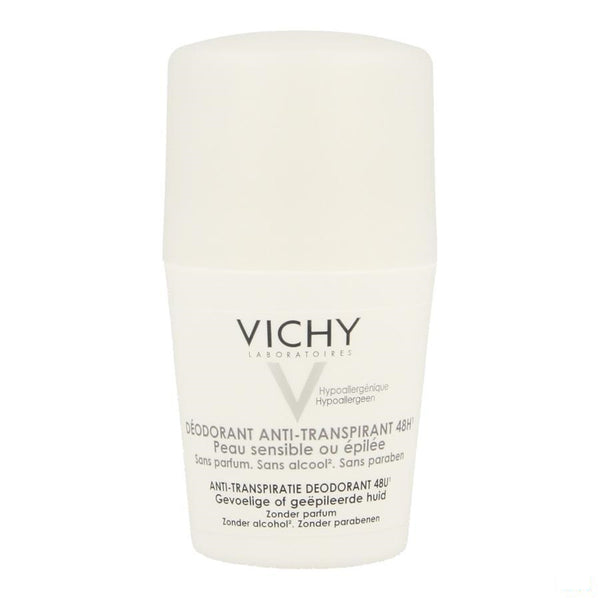 Vichy Deo Gevoelige Huid-Geepileerd Roller 48u 50ml - Vichy - InstaCosmetic