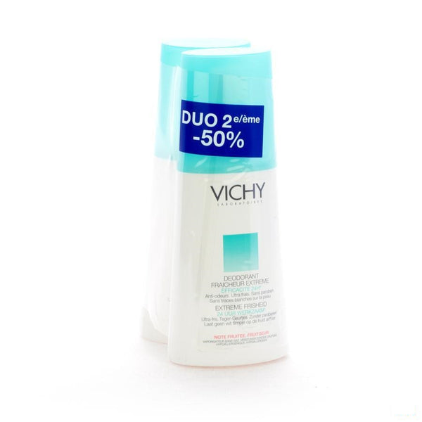 Vichy Deo Anti Transpiratie Intense Fruitgeur Duo 2x100ml - Vichy - InstaCosmetic