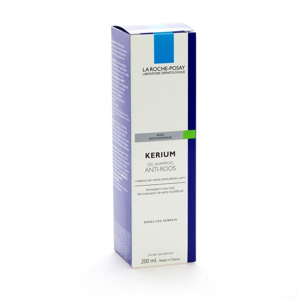 La Roche-Posay - Kerium Shampoo Anti-Roos Vet haar 200ml - Lrp - InstaCosmetic