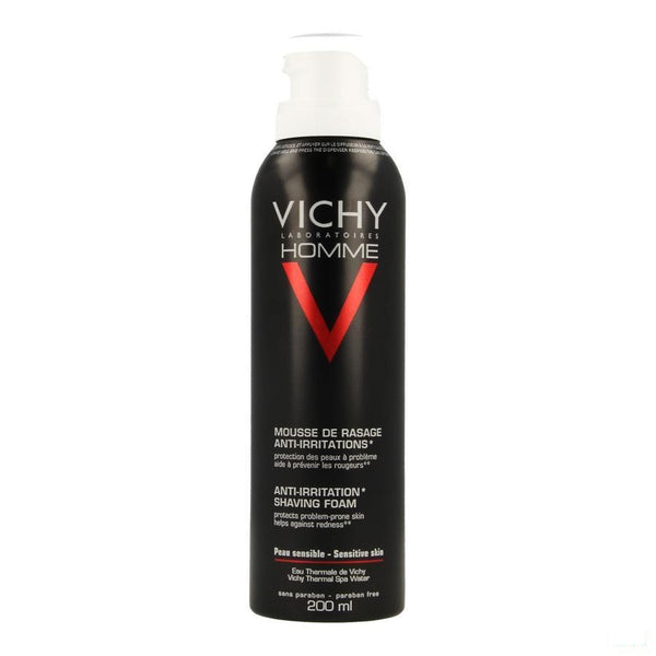 Vichy Homme Scheerschuim Anti Irritatie 200ml - Vichy - InstaCosmetic