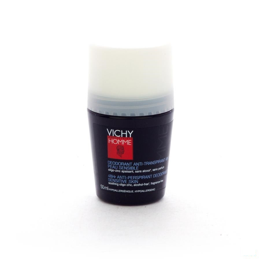 Vichy Homme Deo Gevoelige Huid 48u Roller 50ml