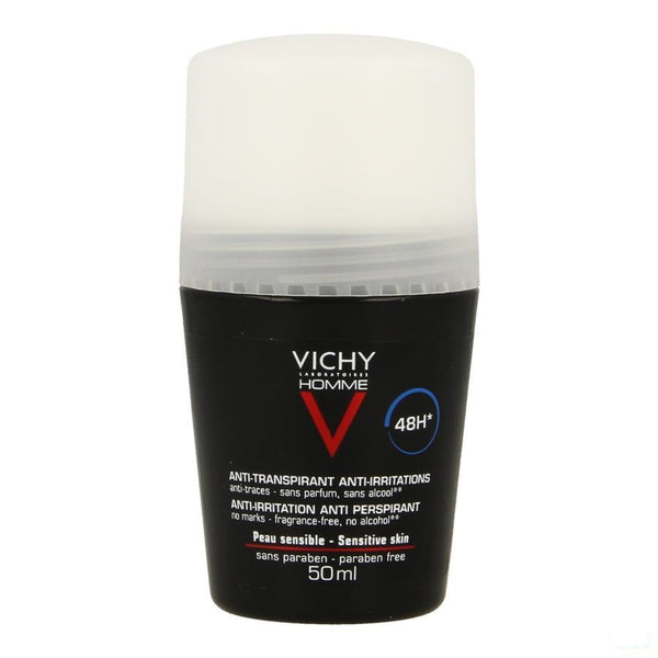 Vichy Homme Deo Gevoelige Huid 48u Roller 50ml - Vichy - InstaCosmetic