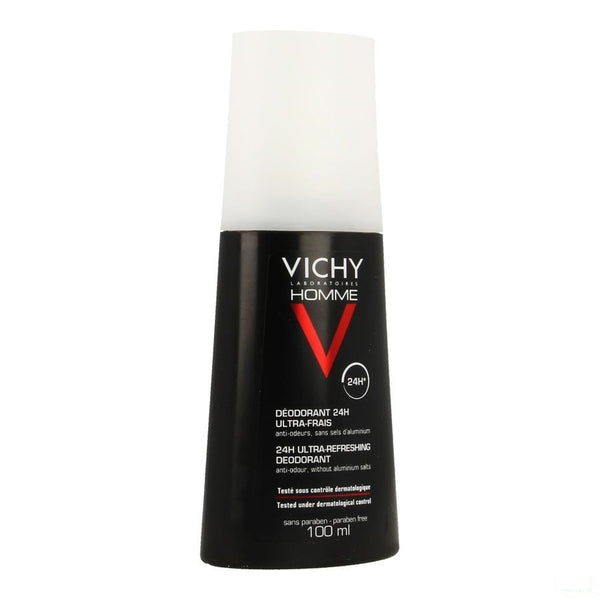 Vichy Homme Deo Ultra-Refreshing Vapo 100ml - Vichy - InstaCosmetic