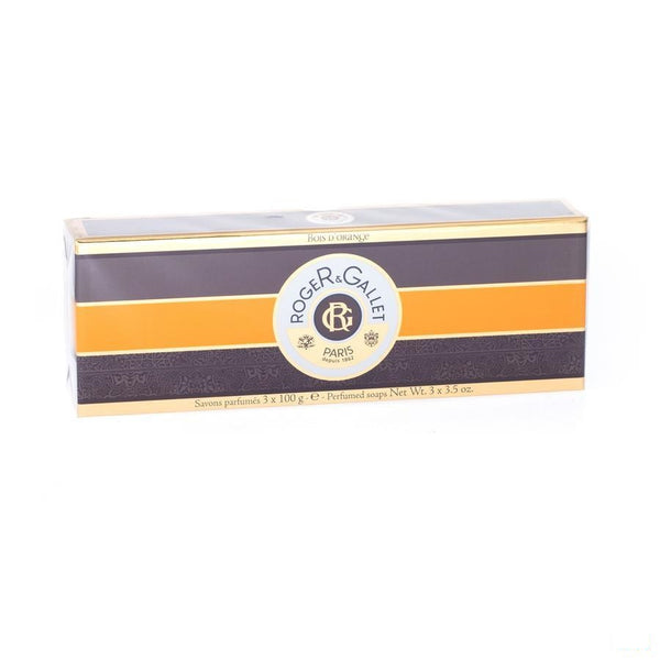 Roger&gallet Bois Orange Soap Koffer 3x100g - Roger & Gallet - InstaCosmetic