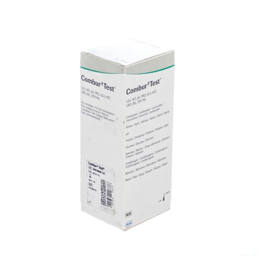 Combur 9 Test Strips 100 04510046040