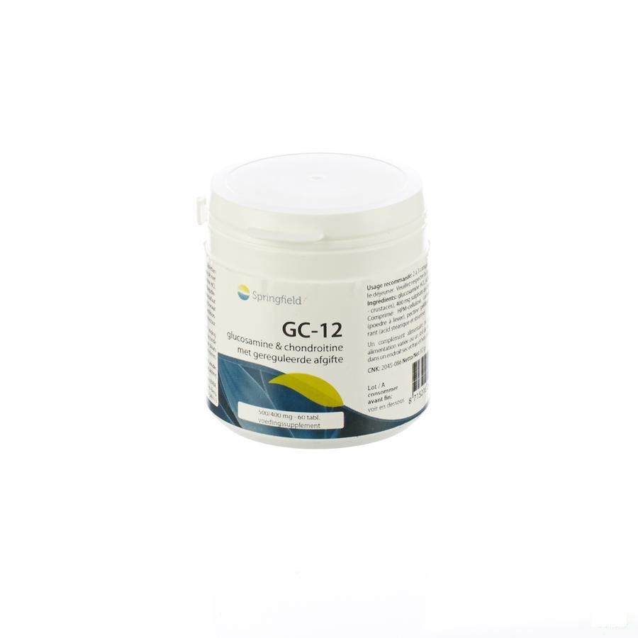 Gc-12 Glucos.500mg+chond.400mg Springfield Tabl 60