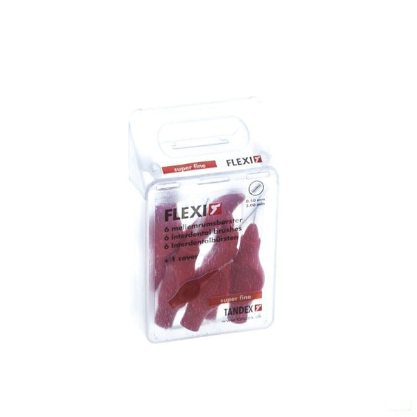 Flexi Red Borsteltje Super Fine Interdentaal 6 - Deprophar - InstaCosmetic