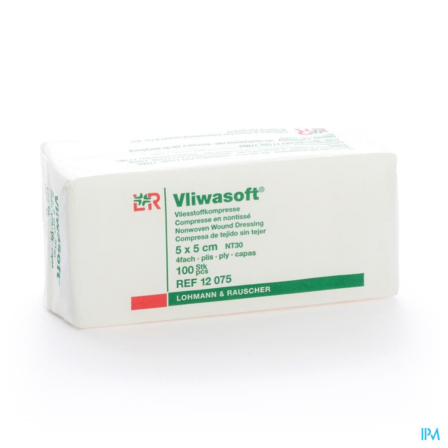 Vliwasoft Kp N/st 4pl 5x 5cm 100 12075