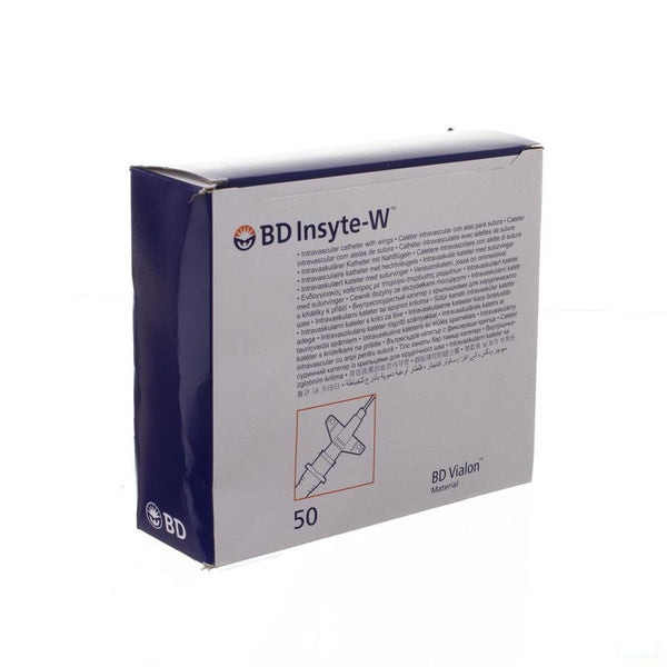 Bd Insyte-w Cath.iv 22g 1 0,9x25mm Blauw 50 381323 - Bd - InstaCosmetic