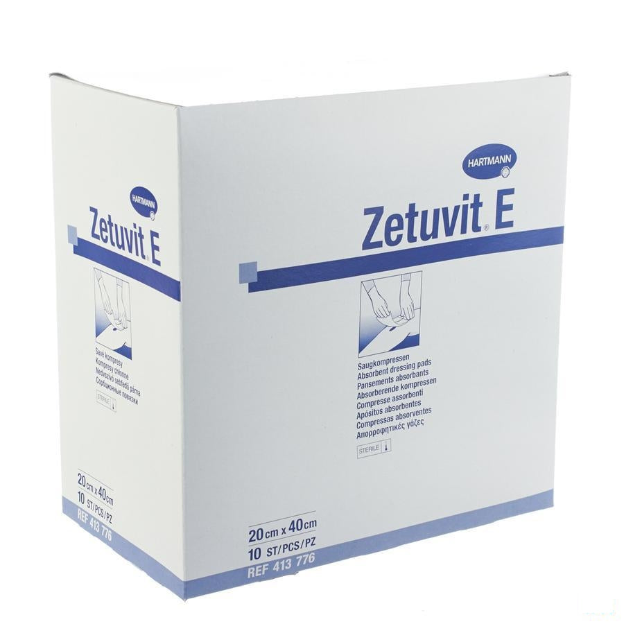 Zetuvit E Hartm Ster 20x40cm 10 4137761
