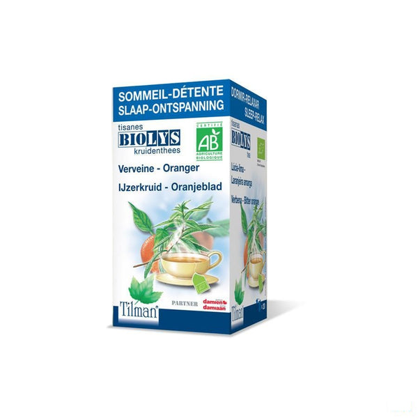 Biolys Ijzerkruid-oranje Bio Tea-bags 20 - Tilman - InstaCosmetic