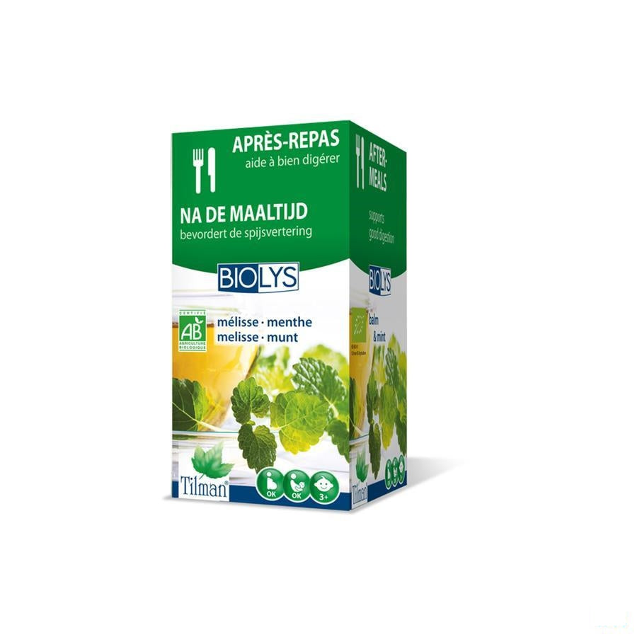 Biolys Melisse-munt Bio Tea-bags 20